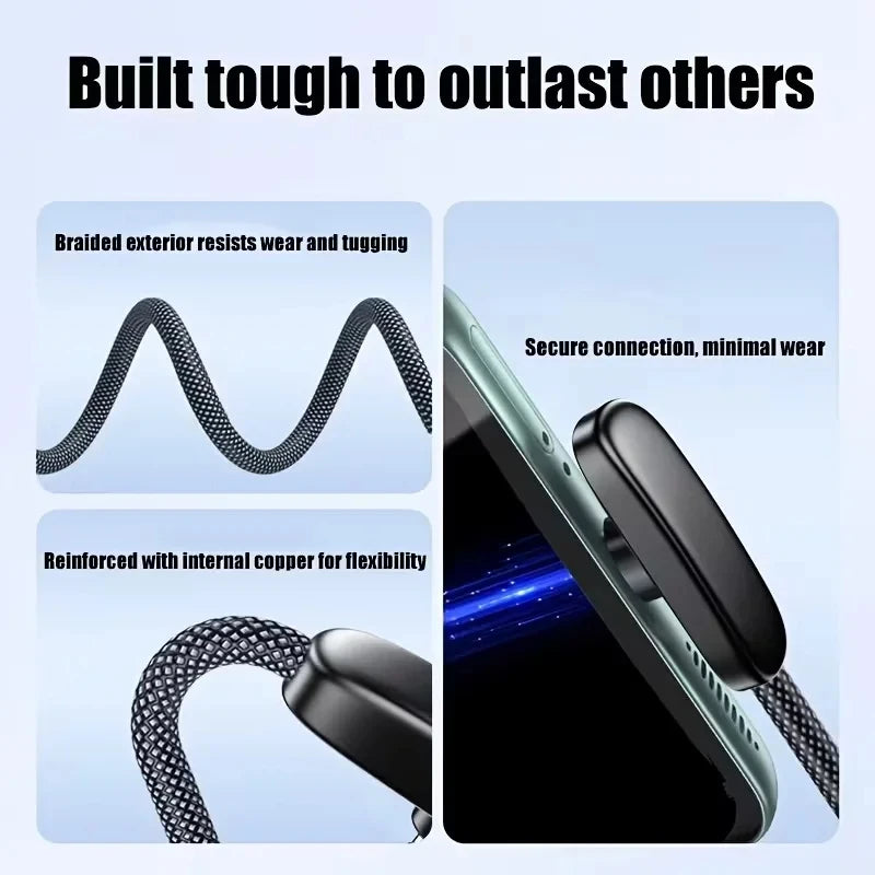 100W Fast Charging USB Type C Cables 90 Degree Elbow Portable Right Angle Data Line for Samsung Xiaomi Huawei Google